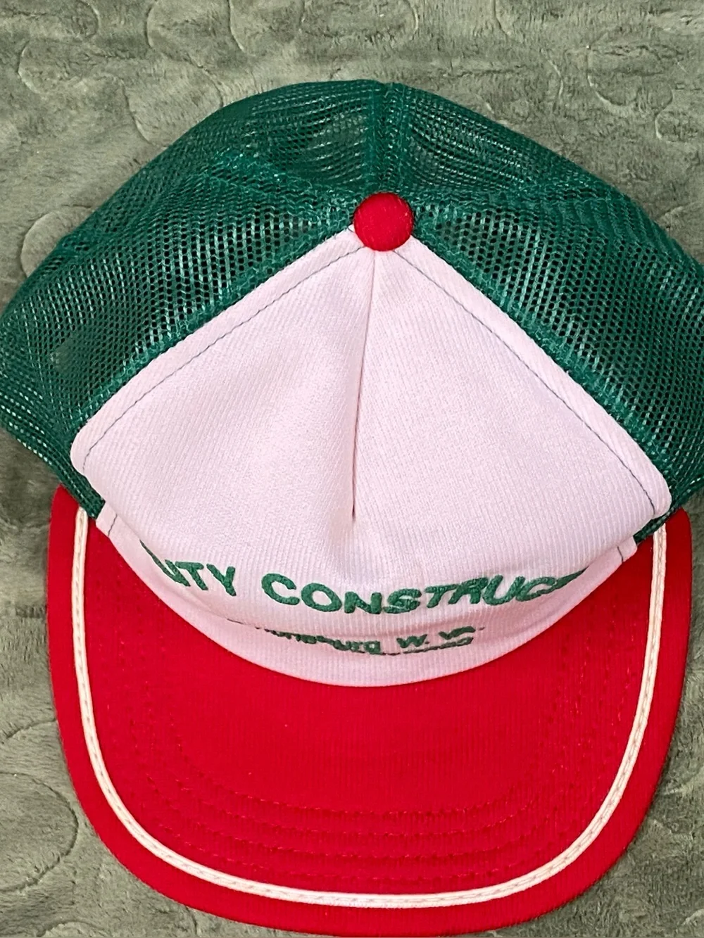 80s Quality Construction SnapBack Trucker Hat, Foam Deteriorated, W Virginia
